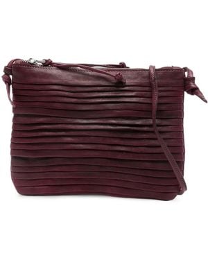 SOMMET Country Rows Schultertasche Mit Falten - Lila