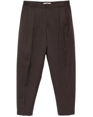 Briglia 1949 Portobellos Pleated-Front Trousers - Grey
