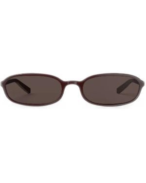 ROTATE BIRGER CHRISTENSEN X Chimi Lunettes De Soleil À Monture Ovale Bordeaux - Red