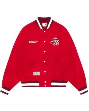 Aape By A Bathing Ape Logo-Detail Jacket - Red