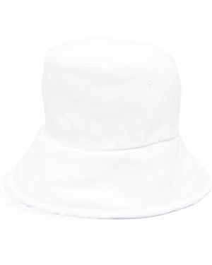 Comme des Garçons Wide-brim Bucket Hat - White