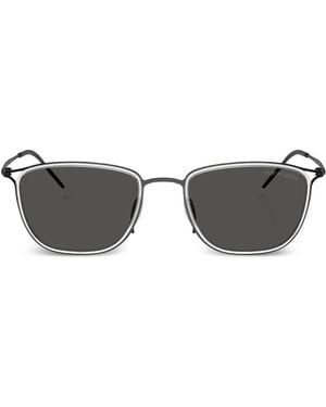 Giorgio Armani Square-Frame Sunglasses - Grey