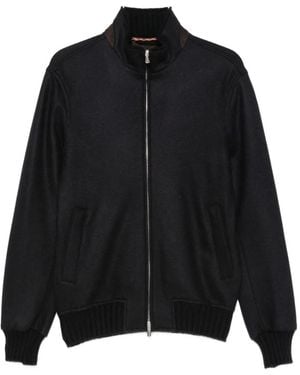 Mandelli Jacke Mit Reißverschluss - Schwarz