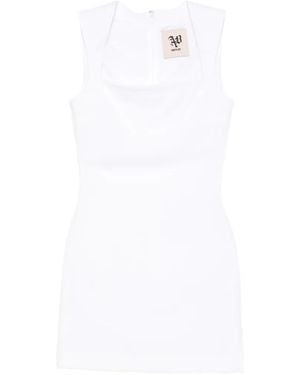Aniye By Shana Square-Neck Mini Dress - White