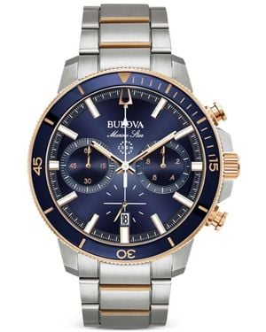 Bulova Marine Star 45Mm Watch - Blue