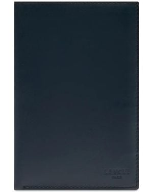 Lancel Leon Smooth Leather Wallet - Blue