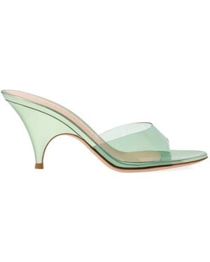 Gianvito Rossi Sofia Cone-Heel Mules - Green