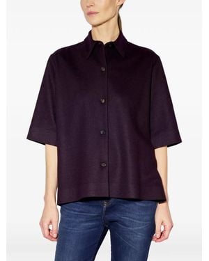 Liviana Conti Camisa Con Botones Y Manga Corta - Azul