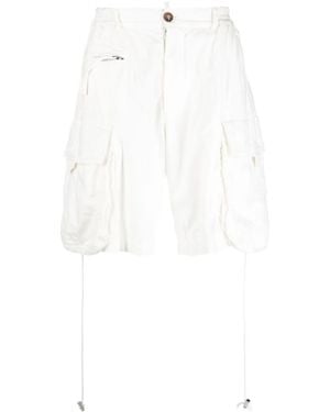 DSquared² Knee-Length Cargo Shorts - White