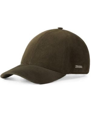ZEGNA Cappello Da Baseball - Marrone