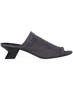 Courreges Wet Mules - Grey