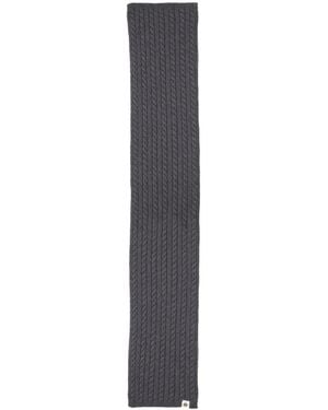 Bally Cable-Knit Scarf - Grijs