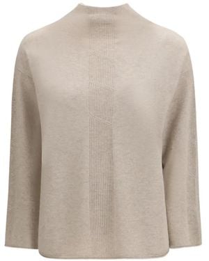 Max Mara Turtleneck Cashmere Jumper - White