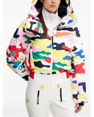 Rossignol X JCC Sublim Skiwear mit Camouflagemuster - Weiß