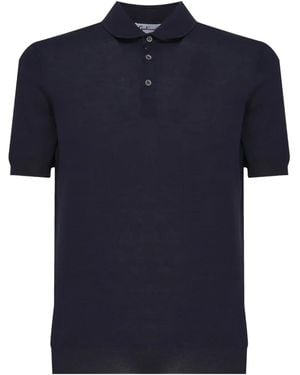 John Galliano Short-Sleeve Polo Shirt - Blue
