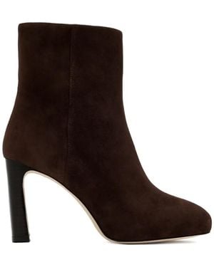 Stuart Weitzman Side-Zip Ankle Boots - Brown