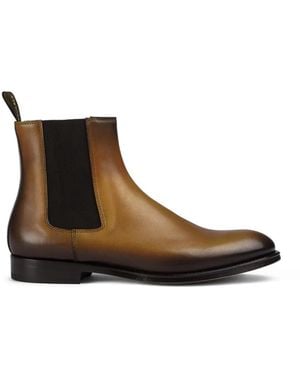 Doucal's Leather Chelsea Boots - Brown