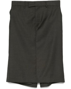 Martine Rose High-Waisted Paneled Skirt - Black
