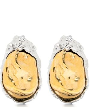 Vann Jewelry Oyster ピアス - メタリック