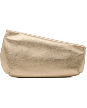 Marsèll Fantasmi 3 Metallic-Effect Wallet - Natural