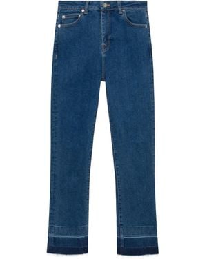 Jonathan Simkhai River Jeans Met Franje - Blauw
