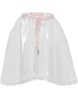 Vivetta Chain-Detail Raincoat - White