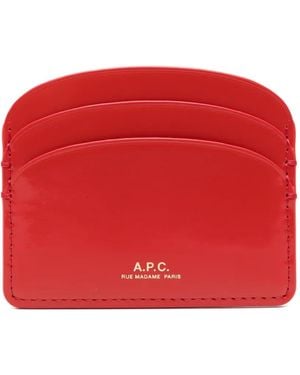 A.P.C. Cardholder Wallet - Red