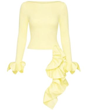 PATBO Tarsila Ruffled Blouse - Yellow