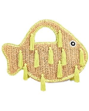 Simon Miller Fish-Shape Tote Bag - Metallic