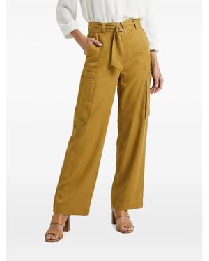 Twinset Pantalon Ceinturé À Taille Haute - Multicolour
