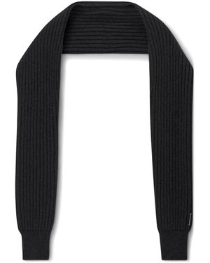 Alexander Wang Sleeved Ribbed Scarf - Black
