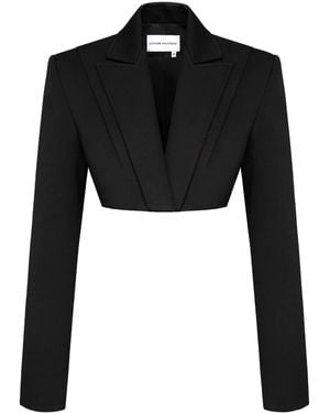 Aleksandre Akhalkatsishvili Cropped Blazer - Black