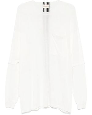 Mordecai Pullover Im Layering-Look - Weiß