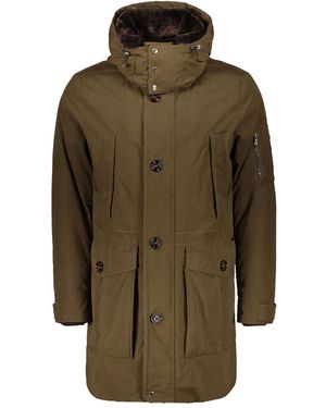 Moorer Ted-S1 Hooded Parka Coat - Green