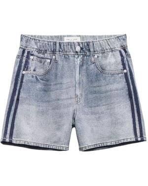 Rag & Bone Miramar Shorts Met Zijstreep - Blauw