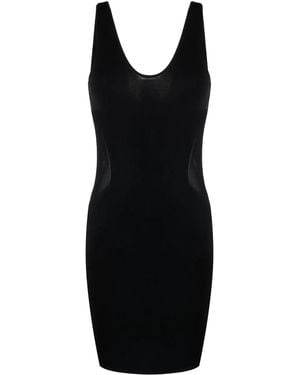 Stella McCartney Scoop-Neck Knit Minidress - Black
