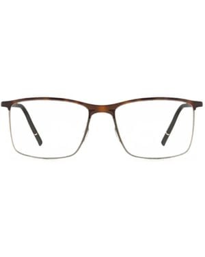 Silhouette Occhiali Squadrati Balancing Fusion - Marrone