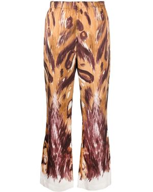 Marni Wild Bunch Print Sablé Pants - Multicolor
