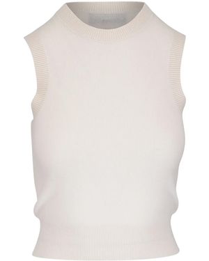 Nili Lotan Crew-Neck Vest - White