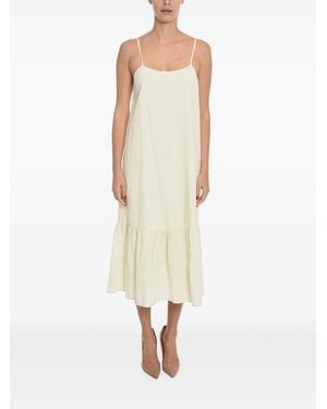 Samsøe & Samsøe Sarasa Ruffled Midi Dress - White