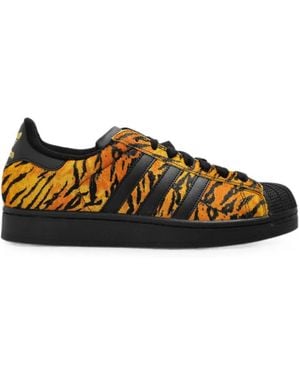 adidas Superstar Ii Sneakers Mit Tiger-Print - Schwarz