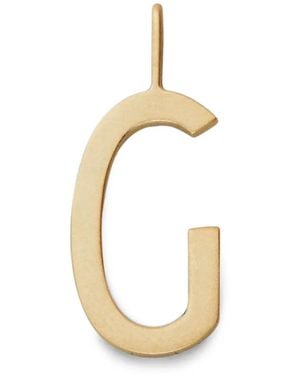 Design Letters Collier À Breloques Lettre G - Metallic