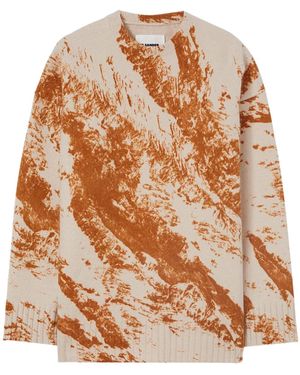 Jil Sander Maglione Girocollo - Marrone