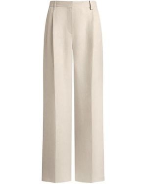12 STOREEZ Belt-Loop Pocket Trousers - White