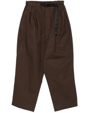 Comme des Garçons Pleated Belted Pants - Gray
