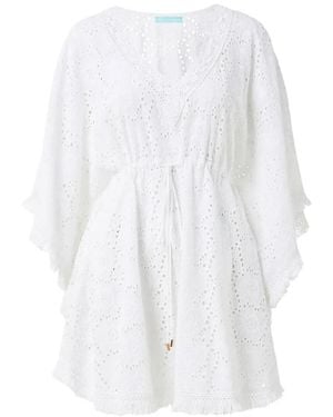 Melissa Odabash Ivy Broderie-Anglaise Kaftan - White
