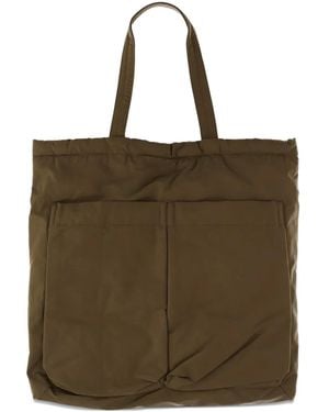 Aspesi Bolso Shopper Pocket - Verde
