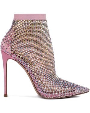 Le Silla Gilda 100Mm Ankle Boots - Pink