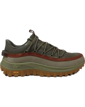 Sorel X Barbour Lace-Up Leather Trainers - Green