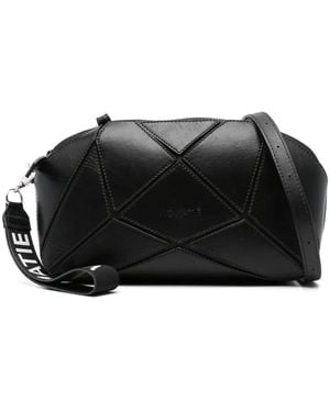 Vic Matié Clutch Mit Origami-Motiv - Schwarz